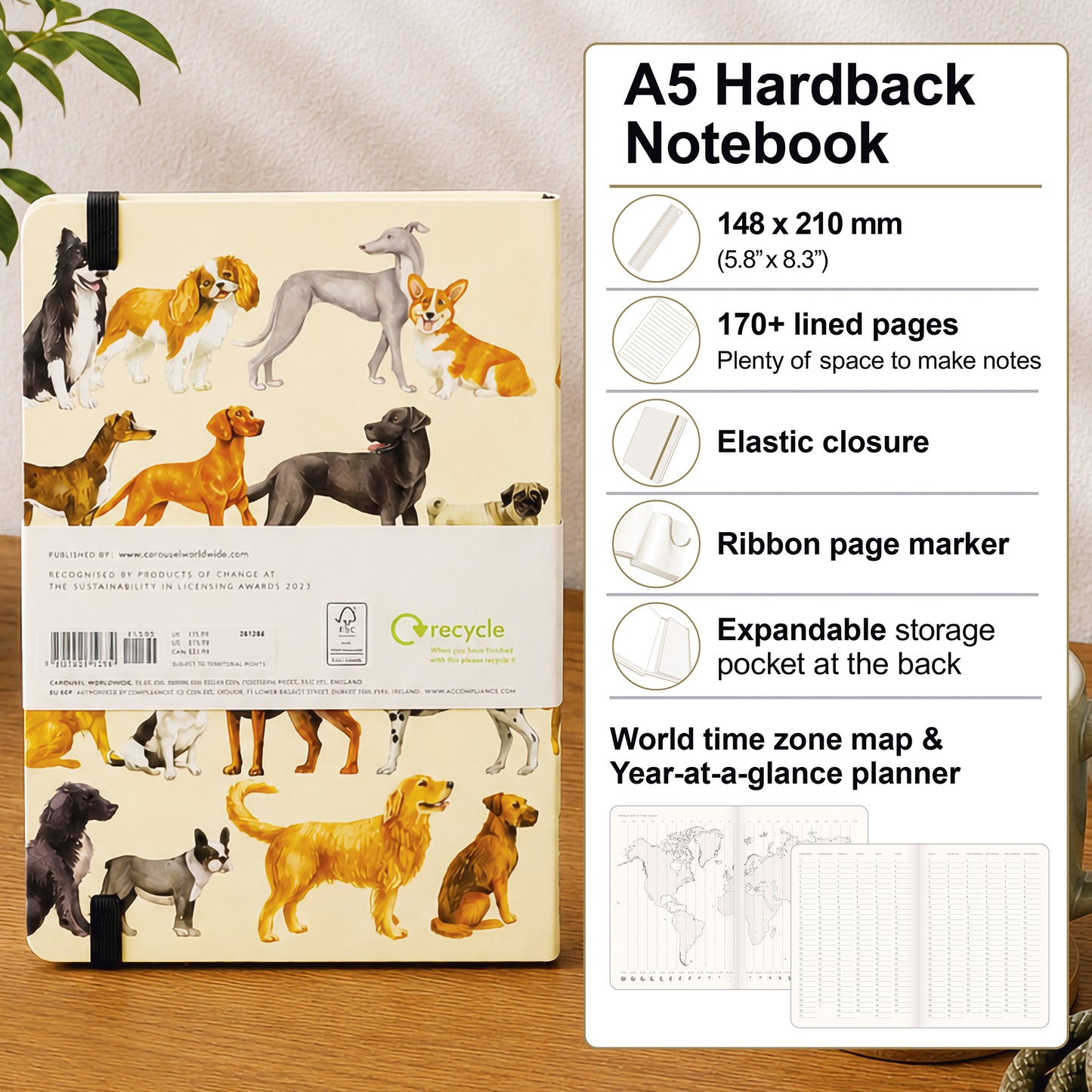 Emma Bridgewater Dogs A5 Notebook