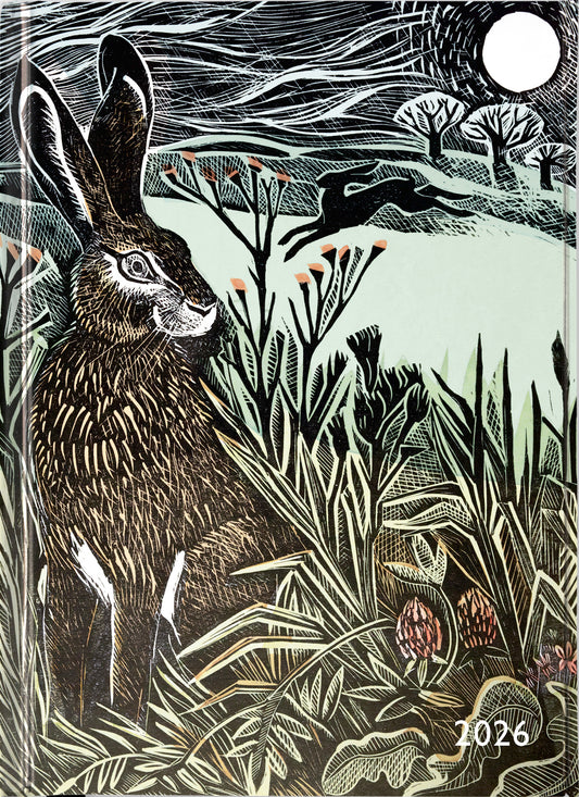 Angela Harding, The Wild Silence A6 Diary 2026