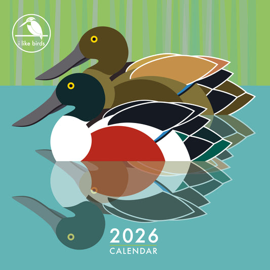 I Like Birds Wall Calendar 2026