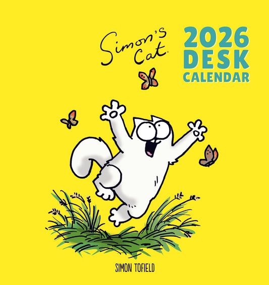 Simons Cat Easel Calendar 2026