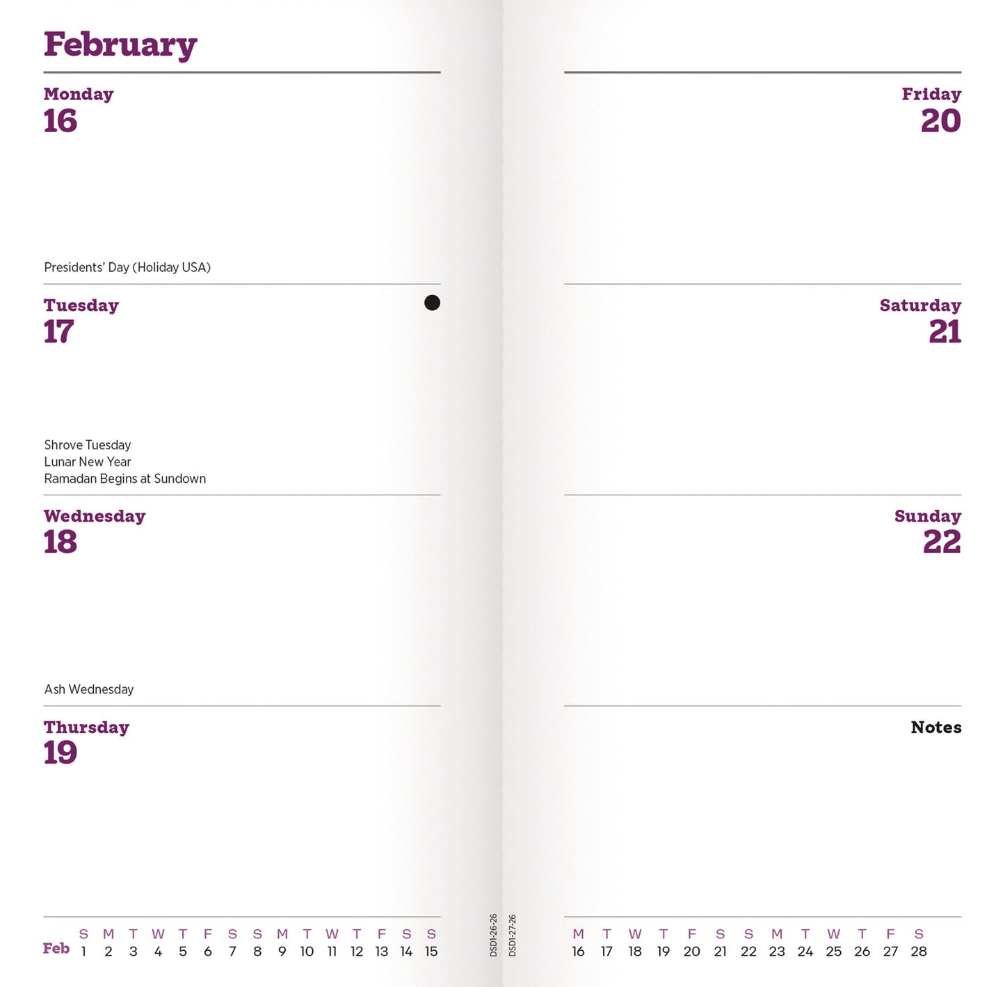 Cats Protection Slim Dlx Diary 2026