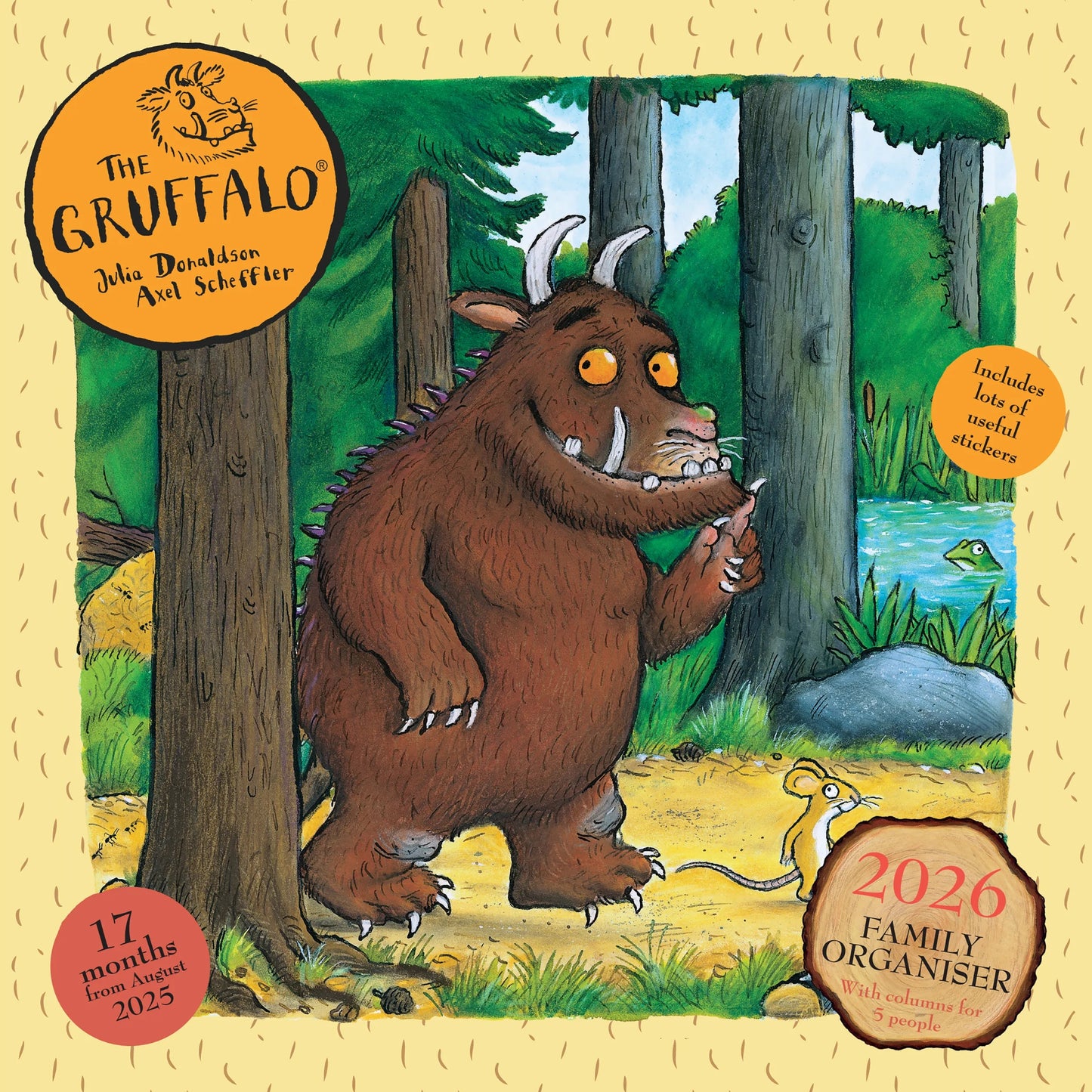 Gruffalo Planner Wall Calendar 2026