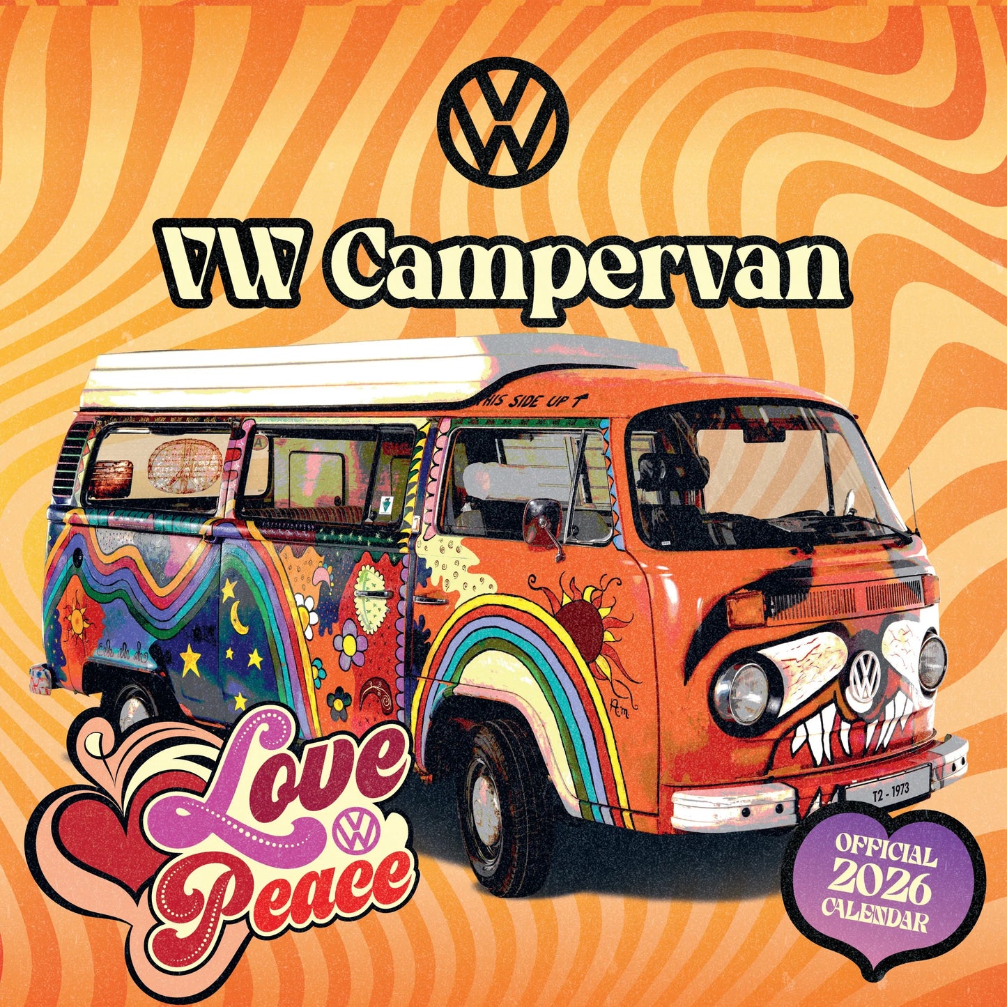 Volkswagen Campers Wall Calendar 2026