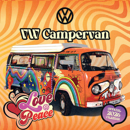 Volkswagen Campers Wall Calendar 2026