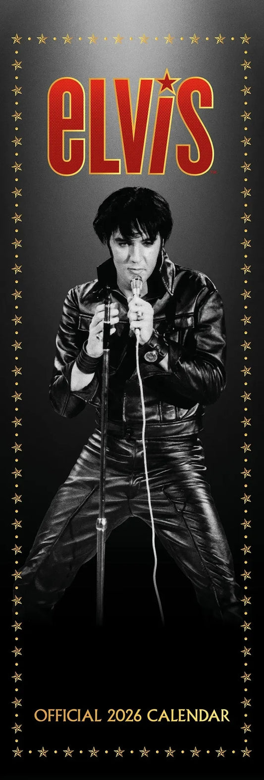 Elvis Presley Slim Calendar 2026