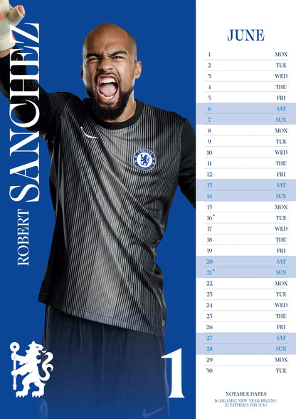 Chelsea A3 Calendar 2026