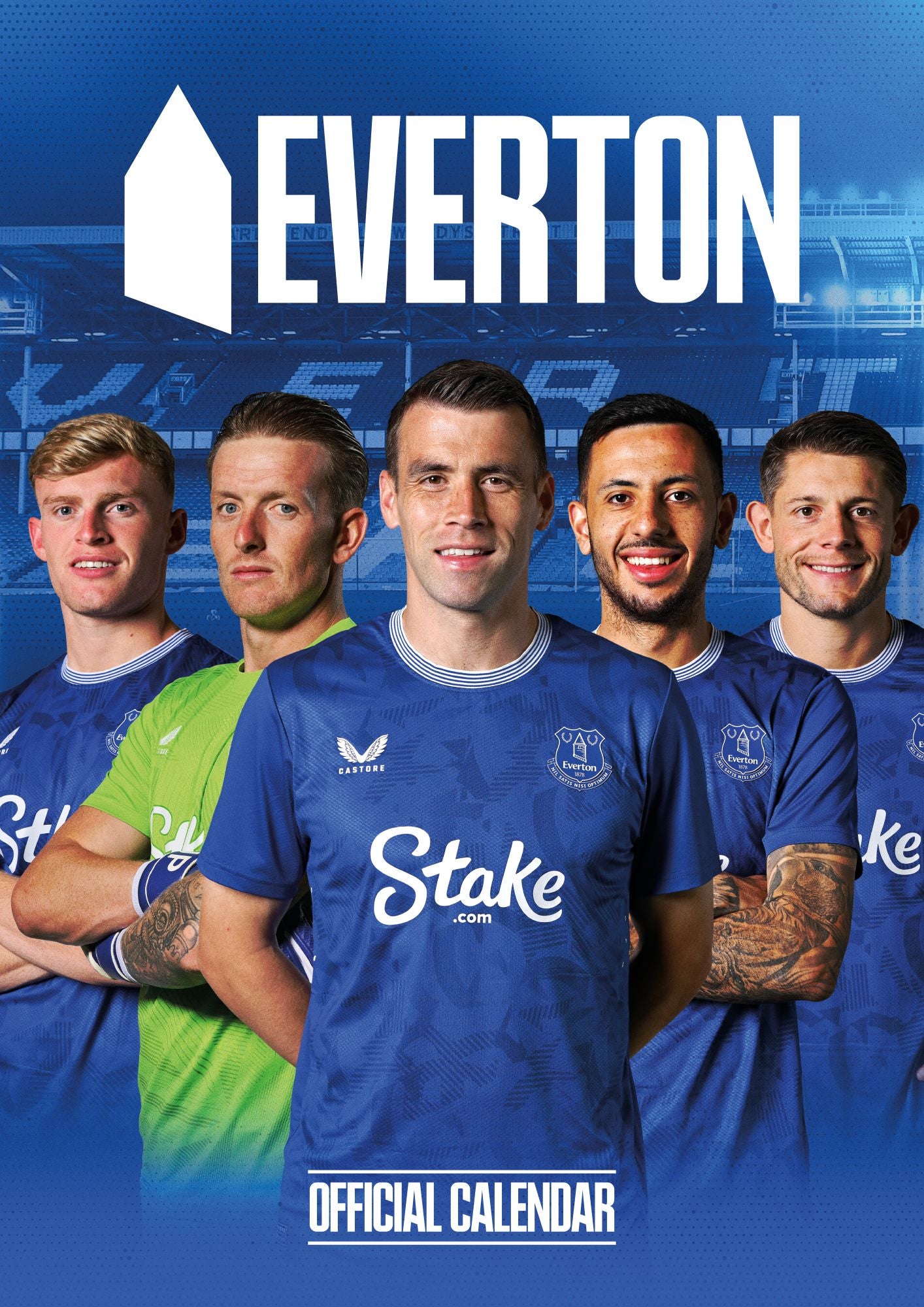 Everton A3 Calendar 2026