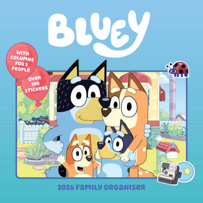 Bluey Wall Calendar 2026