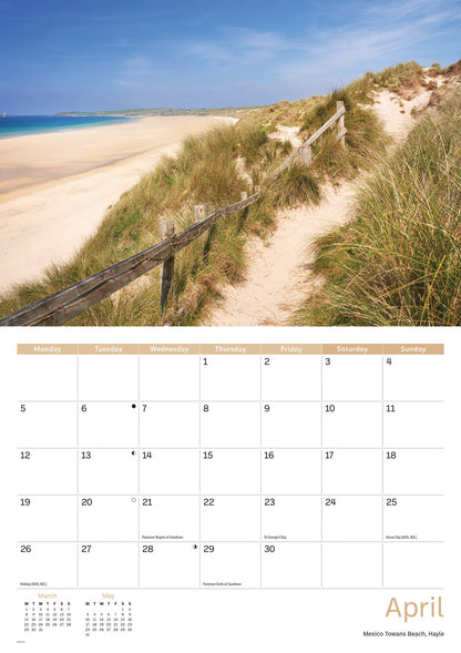 West Cornwall A4 Calendar 2027