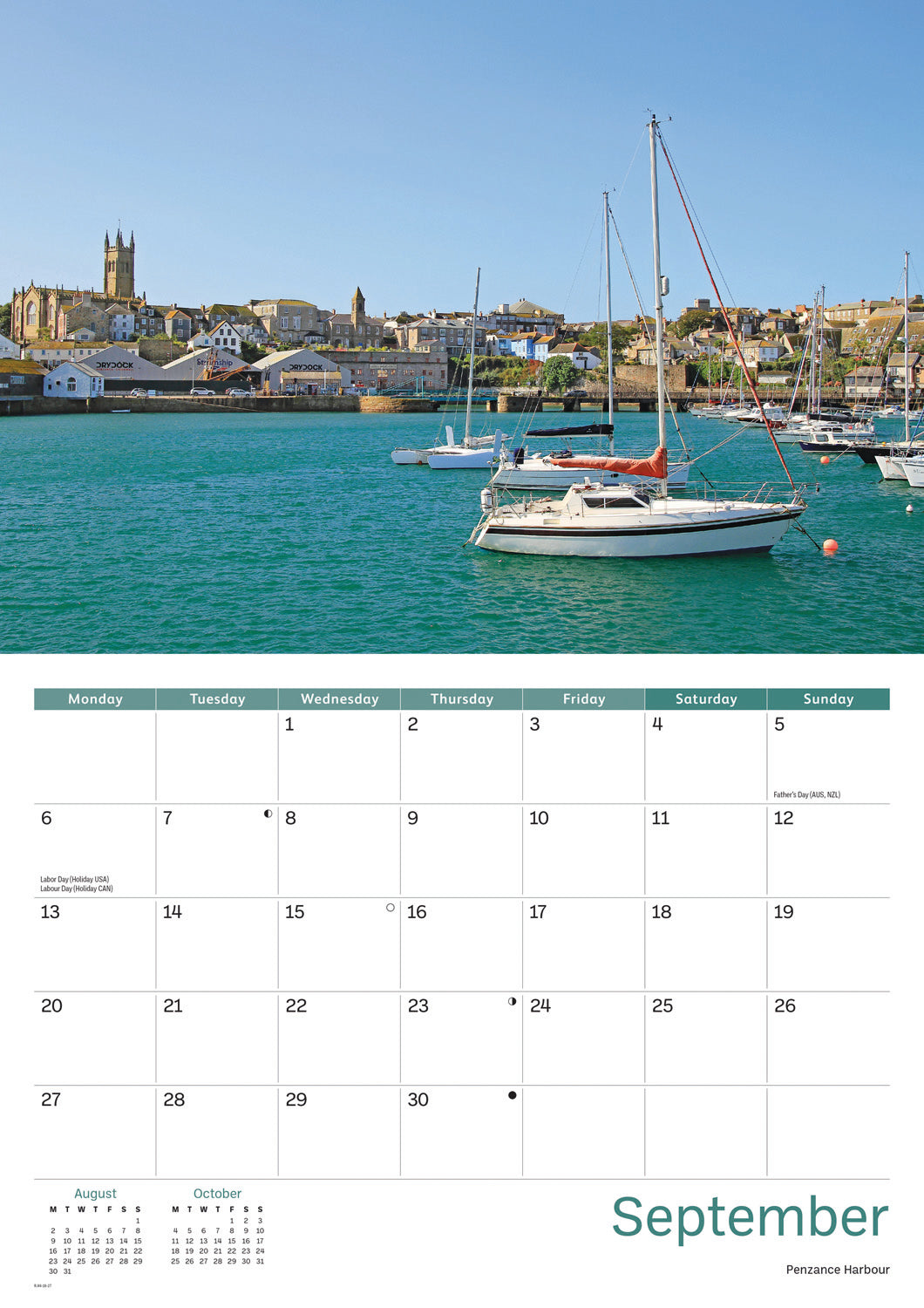 West Cornwall A4 Calendar 2027