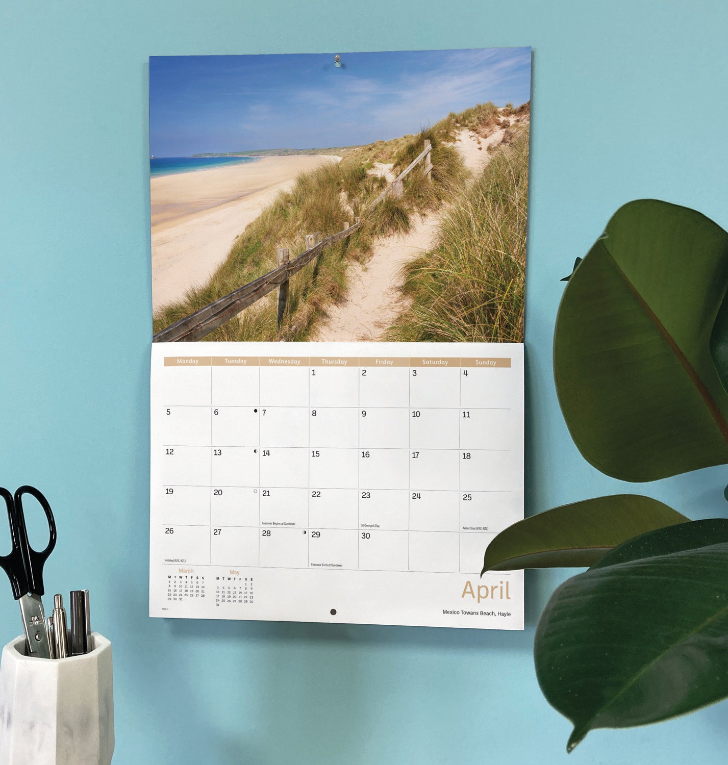 West Cornwall A4 Calendar 2027