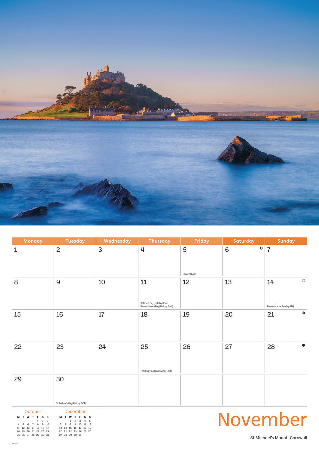 West Country A4 Calendar 2027