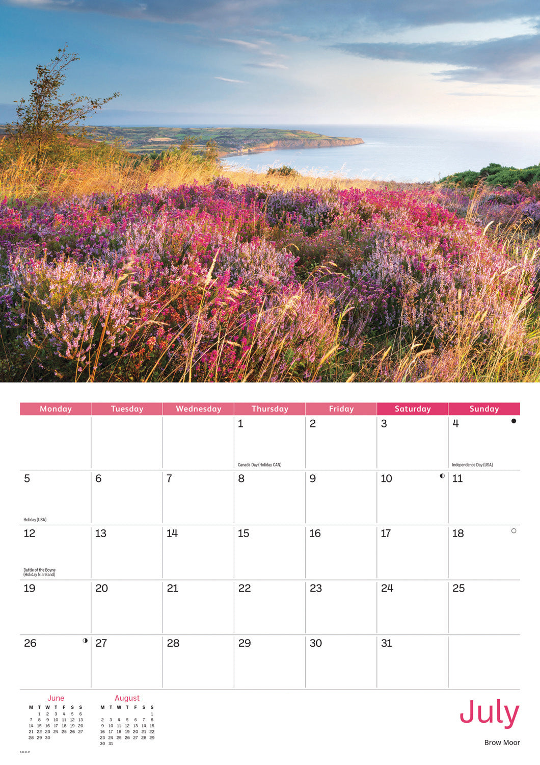 Yorkshire Coast A4 Calendar 2027