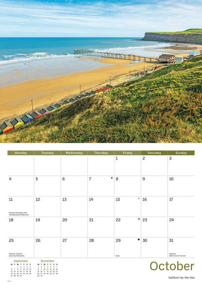 Yorkshire Coast A4 Calendar 2027