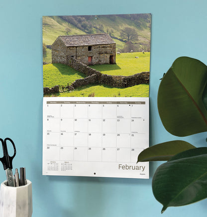 Yorkshire Dales A4 Calendar 2027