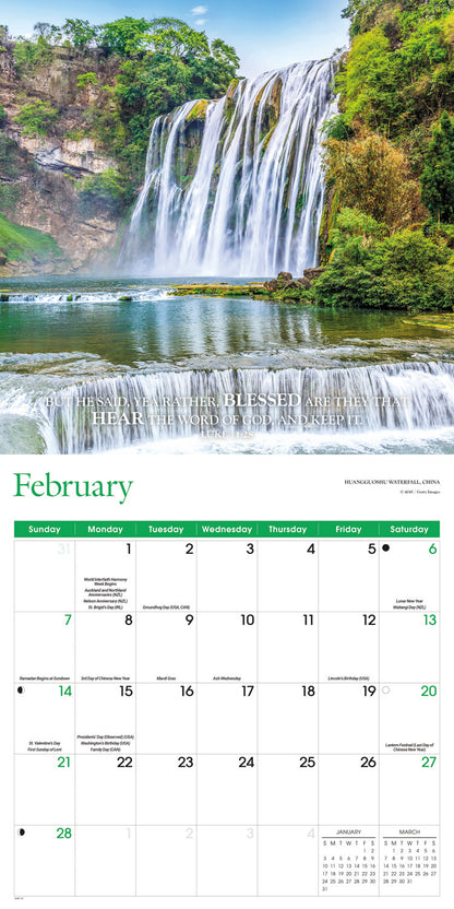 Bible Verses Wall Calendar 2027