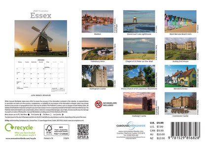 Essex A5 Calendar 2027