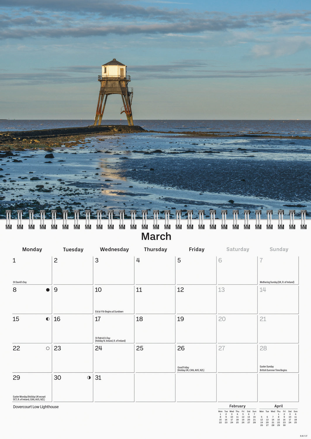 Essex A5 Calendar 2027