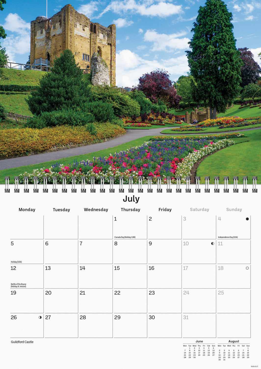 Surrey A5 Calendar 2027