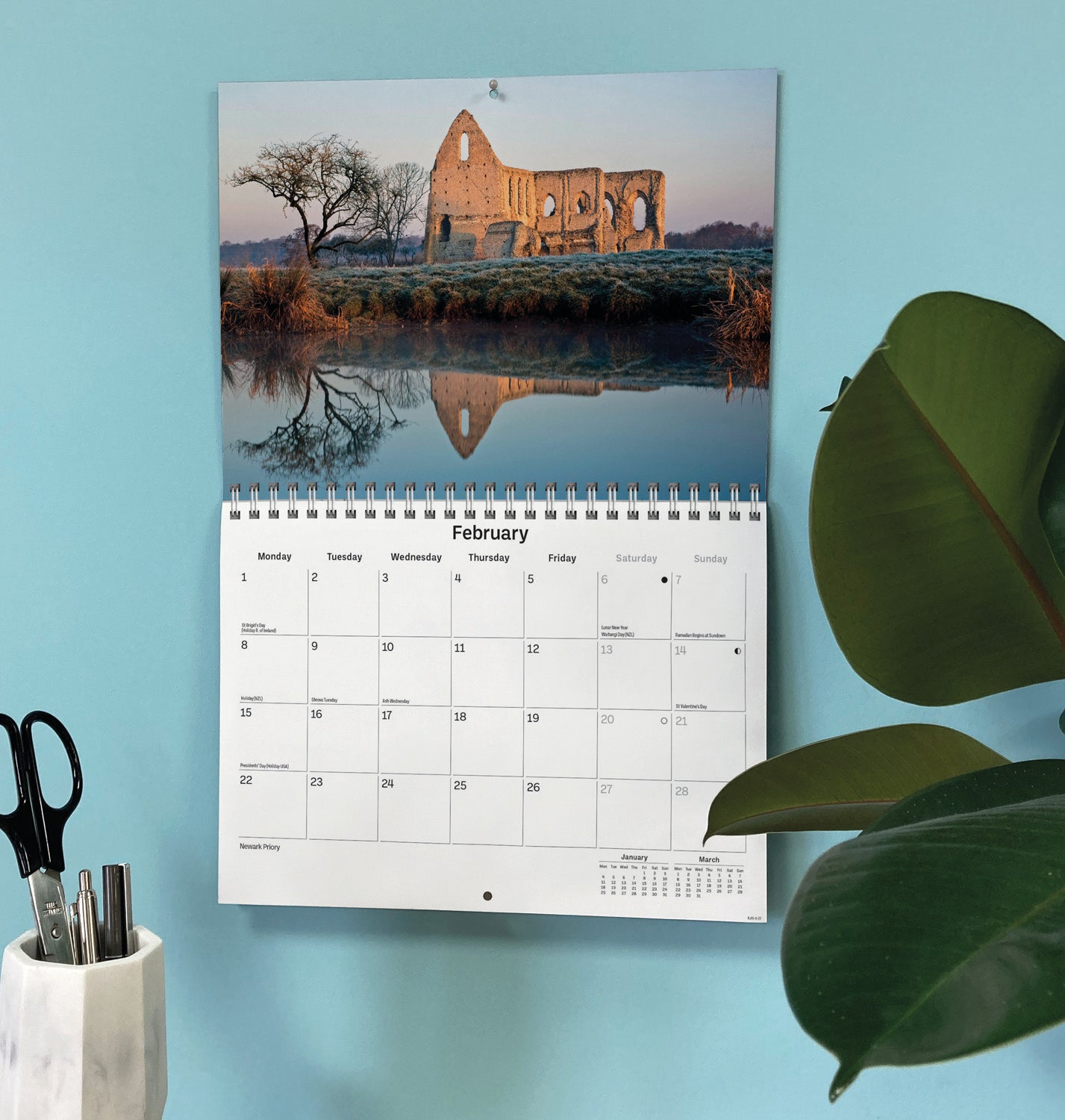 Surrey A5 Calendar 2027