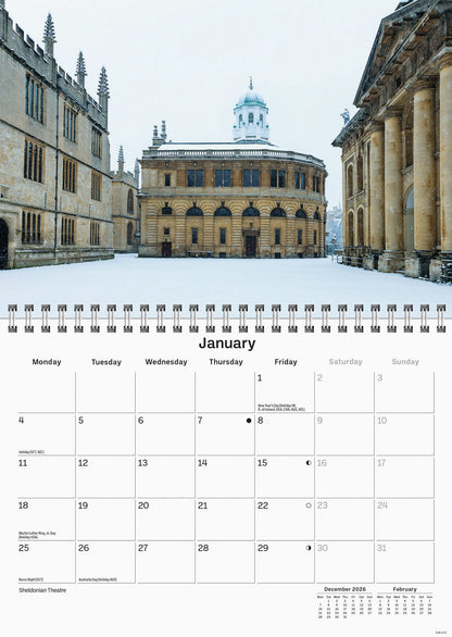 Oxford A5 Calendar 2027