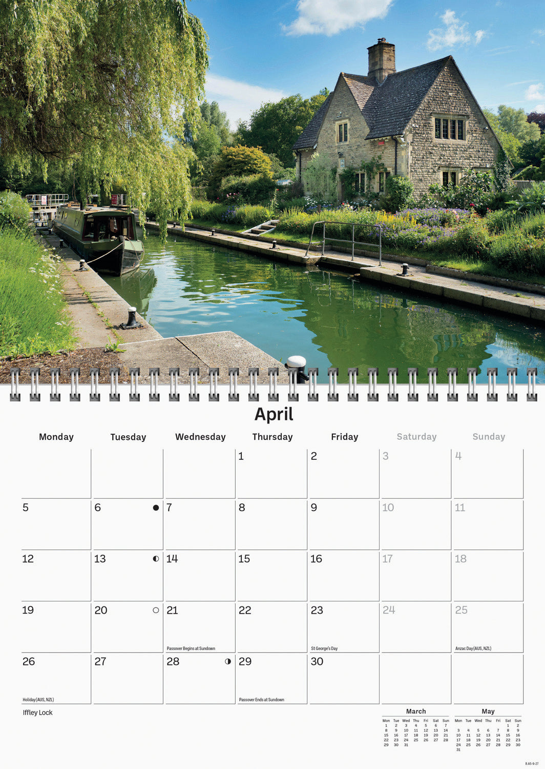 Oxford A5 Calendar 2027