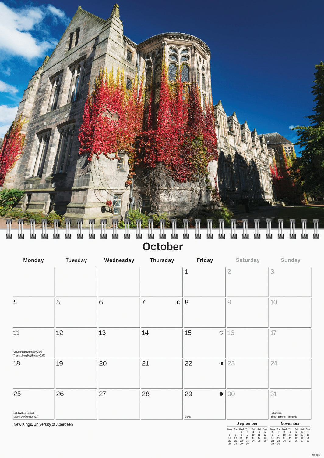 Aberdeen A5 Calendar 2027