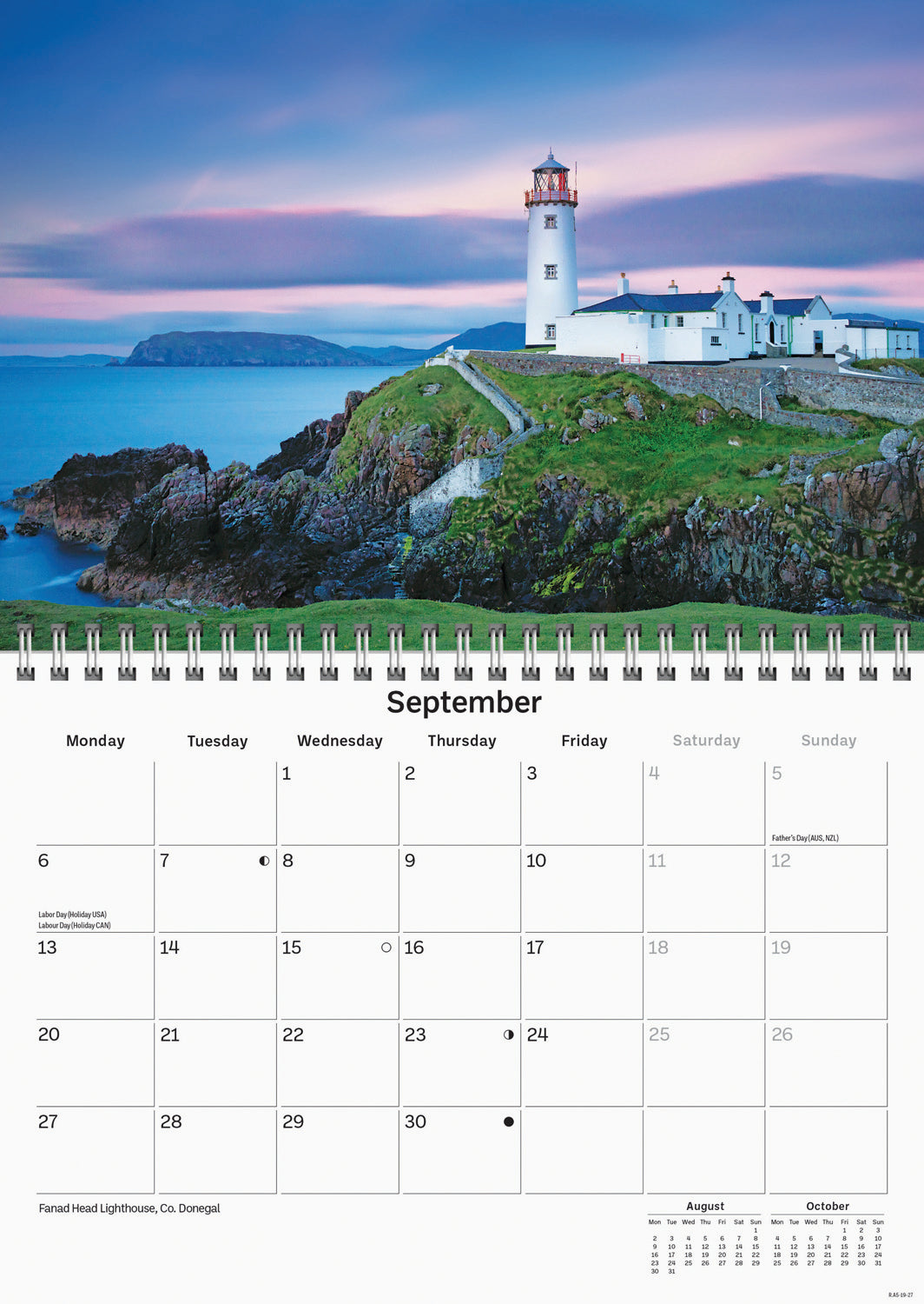 Ireland Eire A5 Calendar 2027