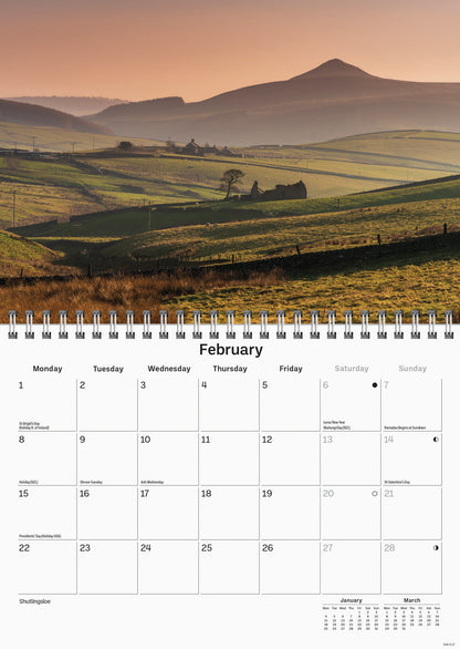 Cheshire A5 Calendar 2027