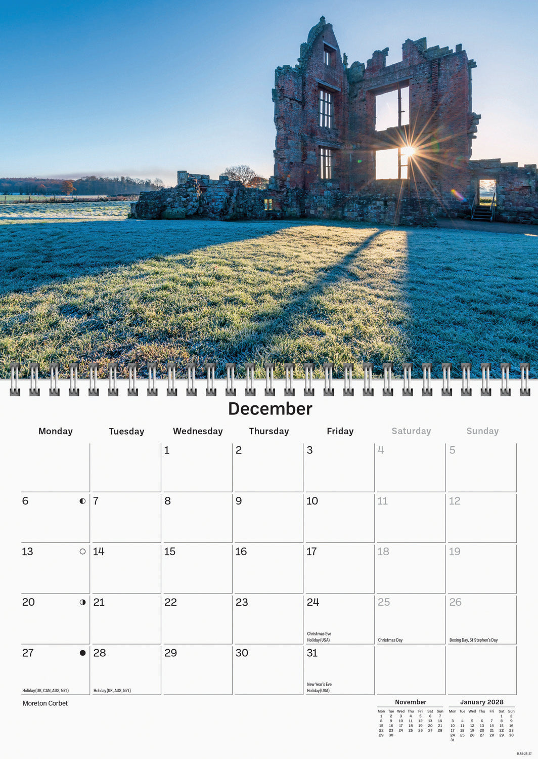 Shropshire A5 Calendar 2027