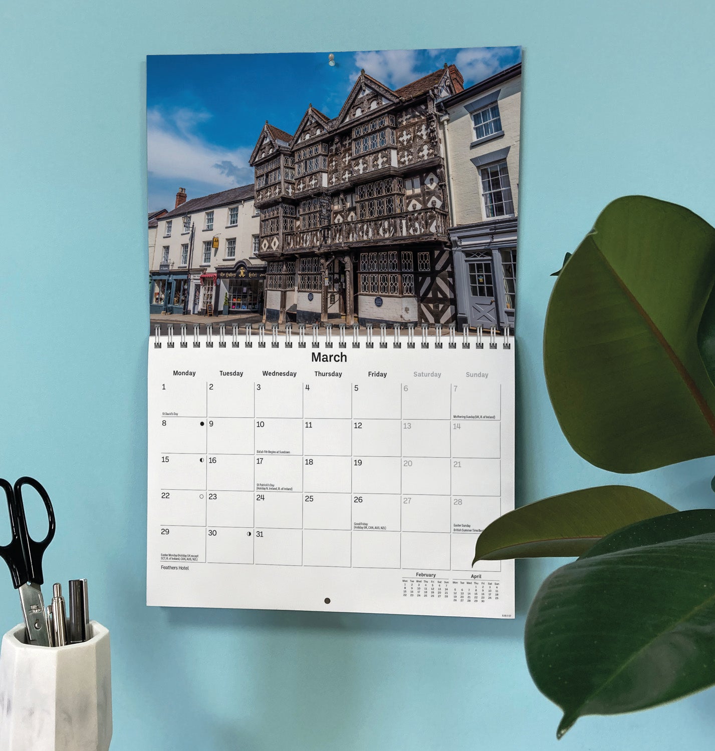 Shropshire A5 Calendar 2027