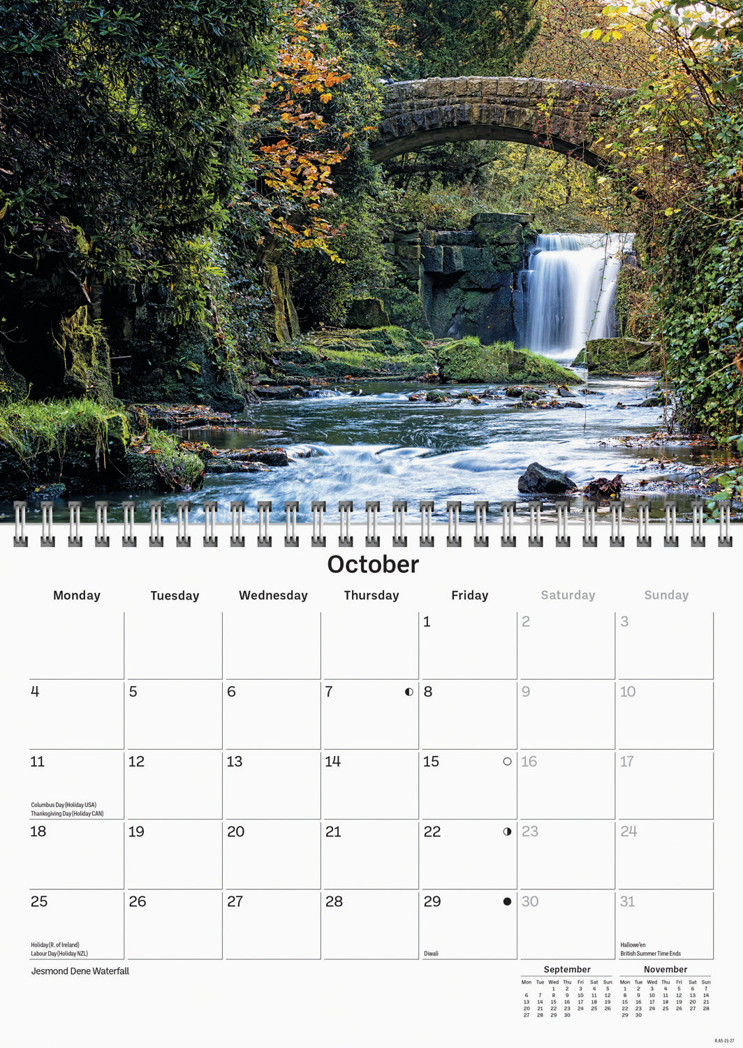 Newcastle A5 Calendar 2027