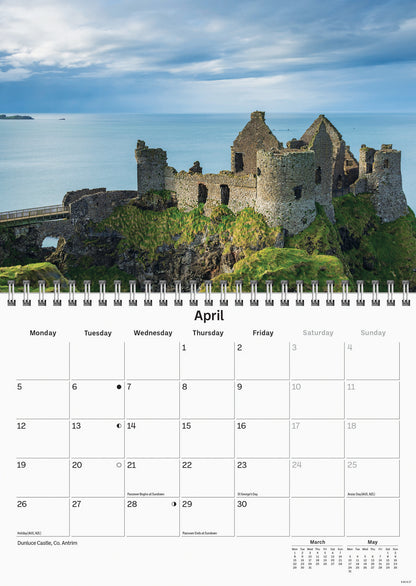 Northern Ireland A5 Calendar 2027