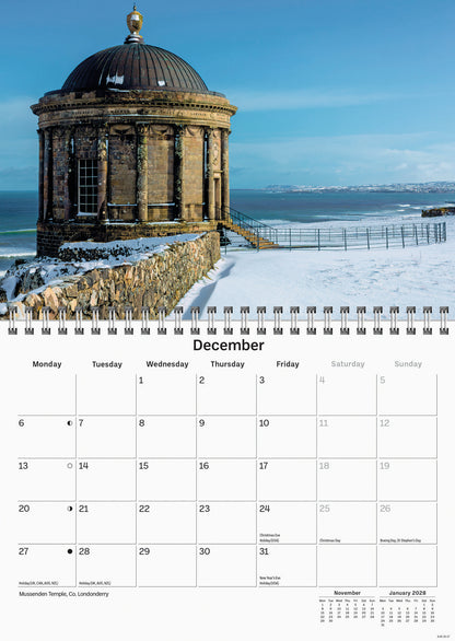 Northern Ireland A5 Calendar 2027