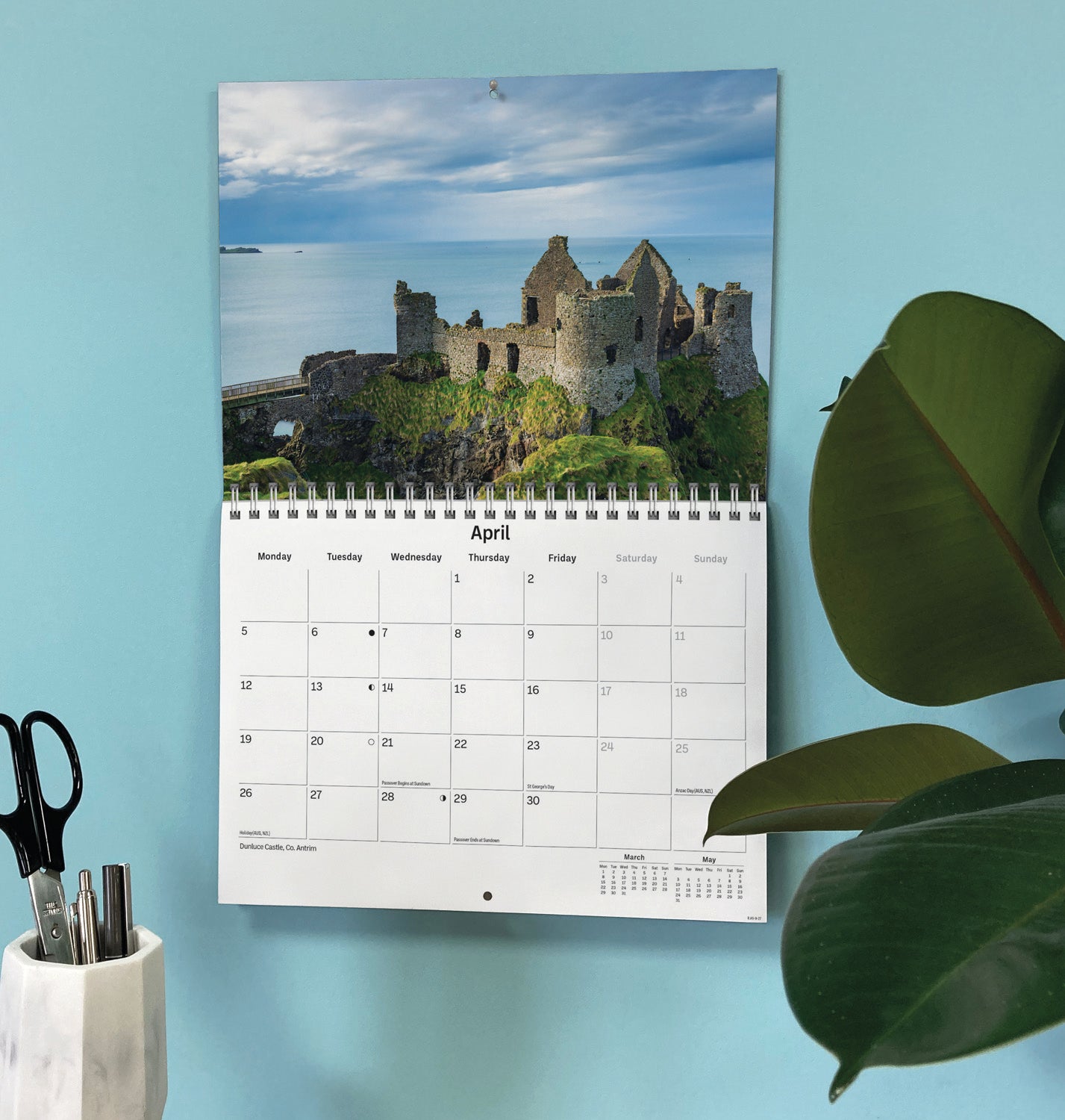 Northern Ireland A5 Calendar 2027