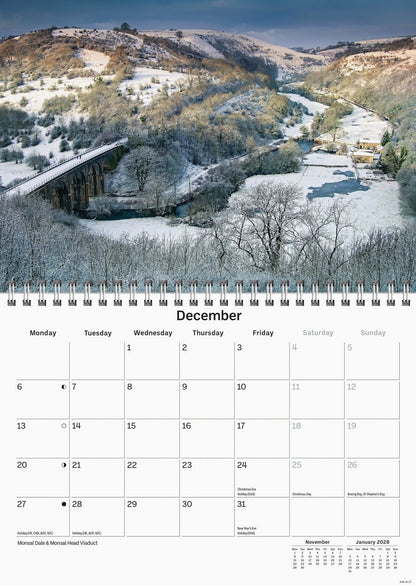 Derbyshire A5 Calendar 2027