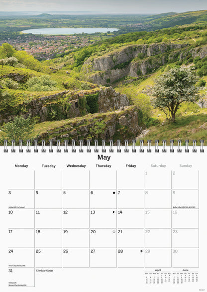 Somerset A5 Calendar 2027