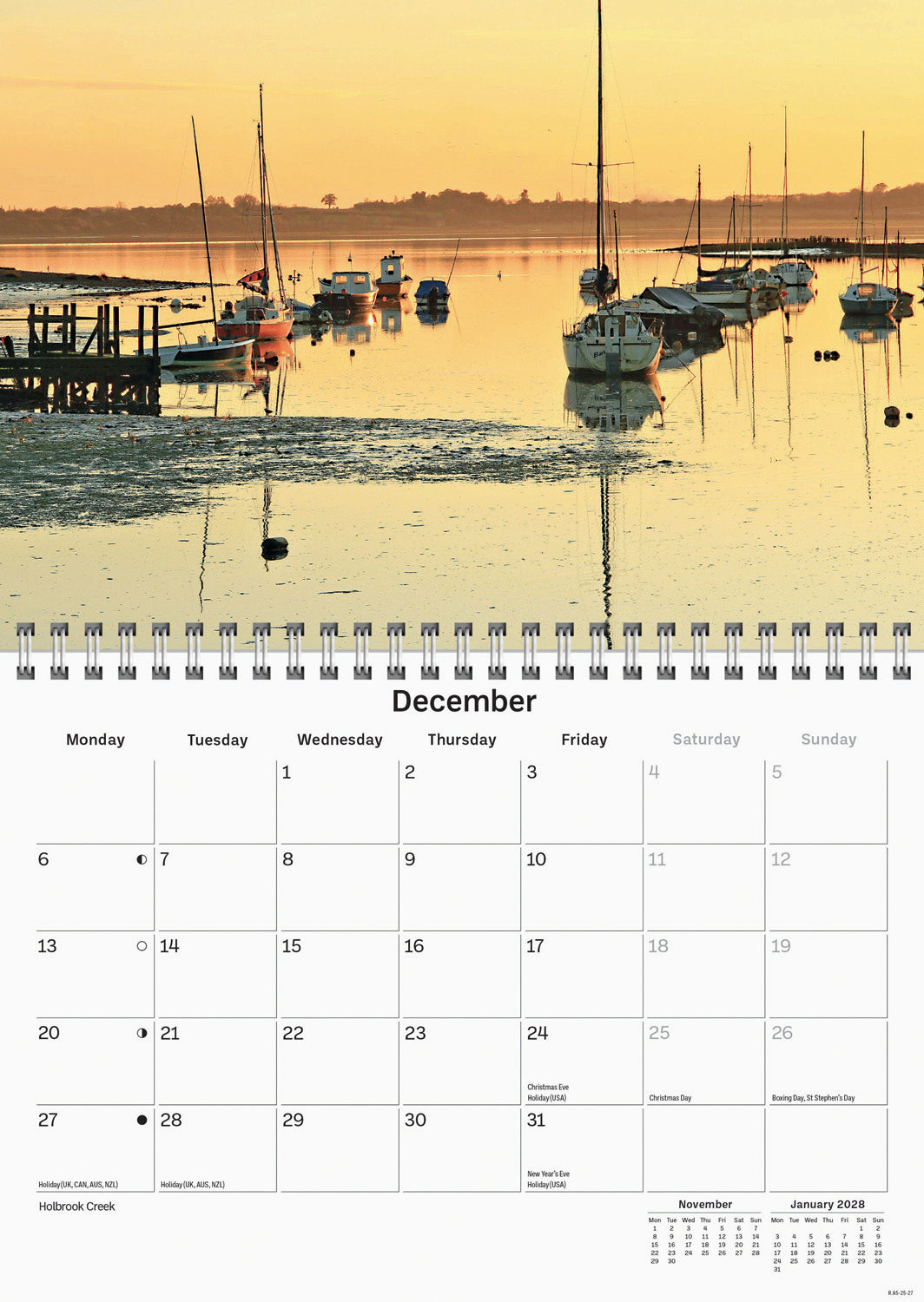 Suffolk A5 Calendar 2027