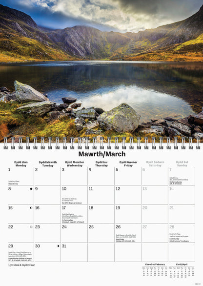 Snowdonia A5 Calendar 2027