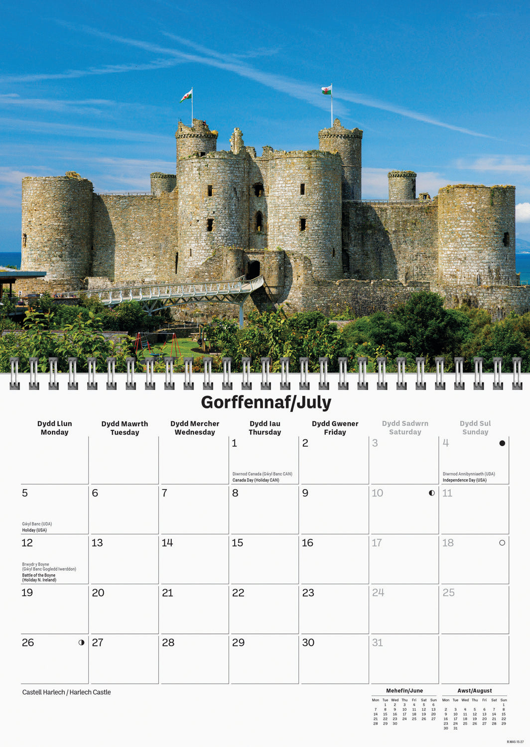 Snowdonia A5 Calendar 2027