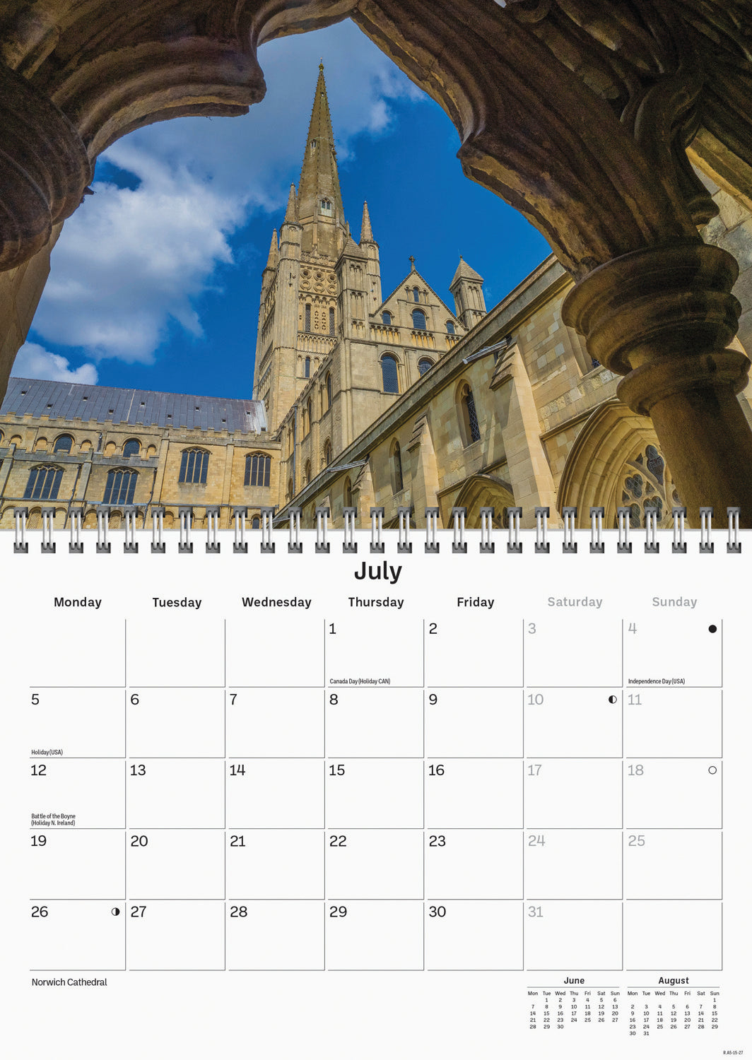 Norwich A5 Calendar 2027
