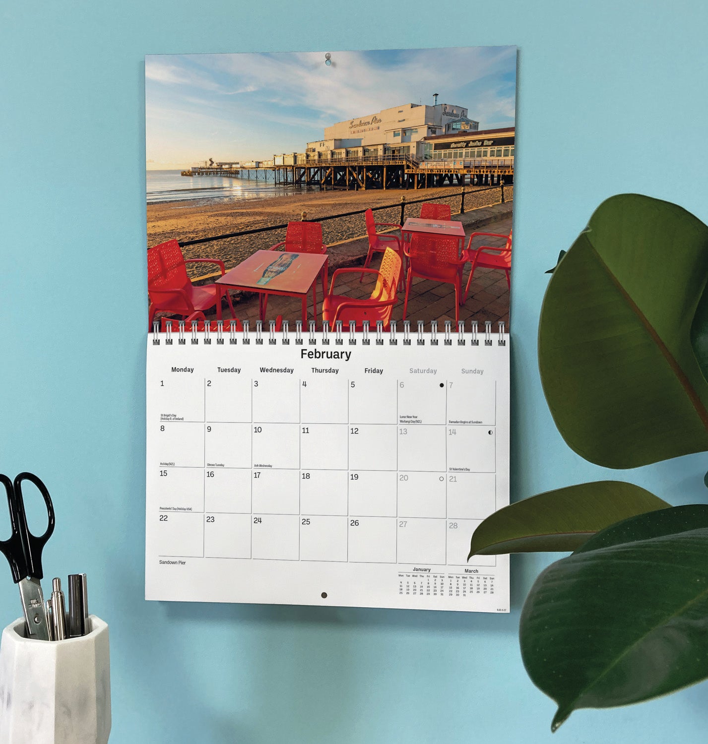 Isle of Wight A5 Calendar 2027