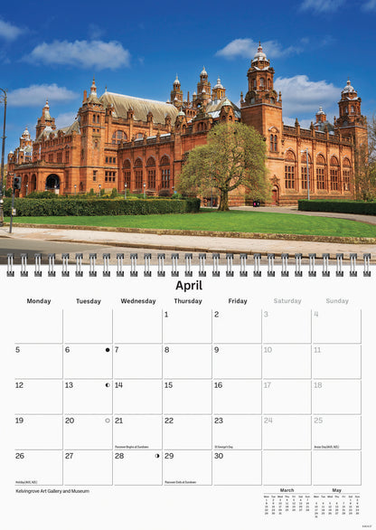 Glasgow A5 Calendar 2027