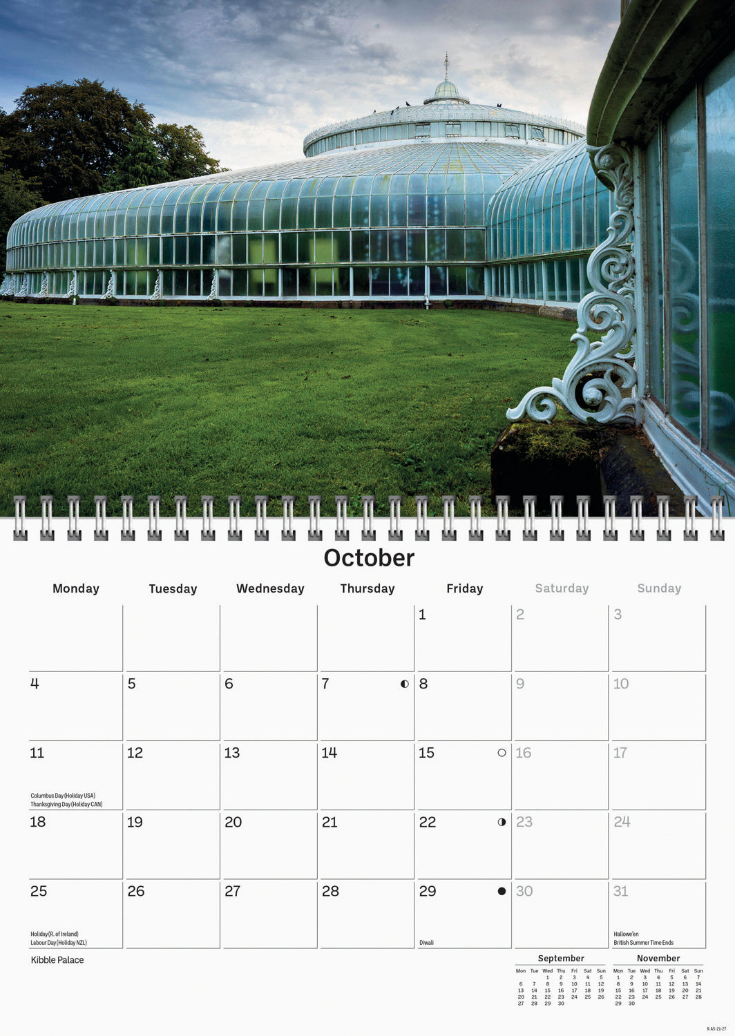 Glasgow A5 Calendar 2027