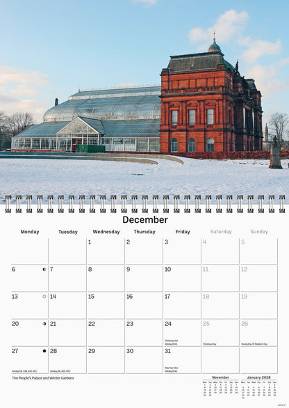 Glasgow A5 Calendar 2027