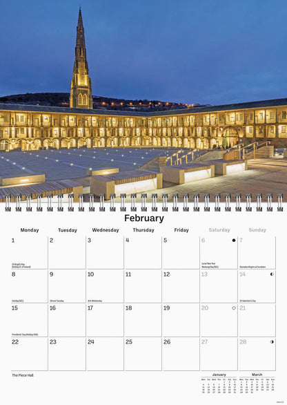 West Yorkshire A5 Calendar 2027