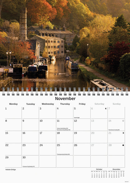 West Yorkshire A5 Calendar 2027