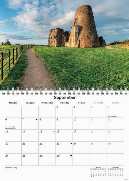 Norfolk Broads A5 Calendar 2027