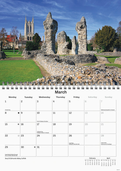 East Anglia A5 Calendar 2027