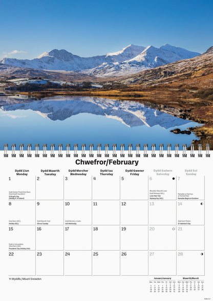 North Wales A5 Calendar 2027